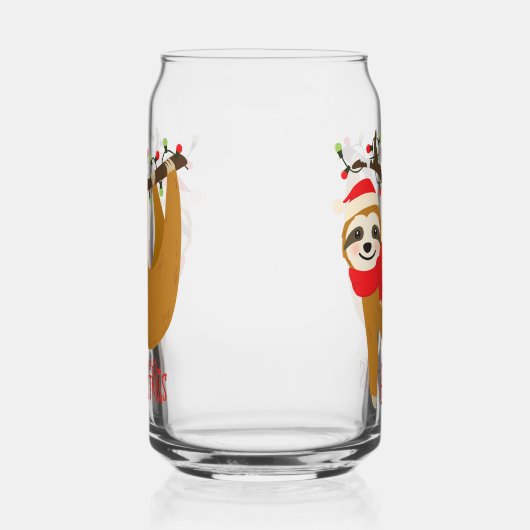 Frohe Weihnachten Niedliche Feiertage Dosenglas (Links)