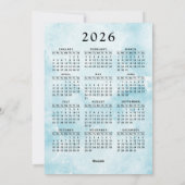 Frohe Weihnachten Niedliche Pinguin Ice Skater Ros (Rückseite)