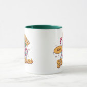 Frohe Weihnachten Niedliche Schokolade Tasse (Zentrum)