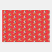 Frohe Weihnachten Niedliche Schokolade Tasse Geschenkpapier Set (Vorderseite)