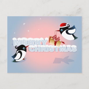 Frohe Weihnachten - Niedliche Vögel Weihnachten Ge