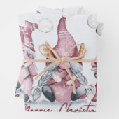 Frohe Weihnachten Niedliche Wasserfarbe Holiday Gn Geschenkpapier Set (Beispiel)