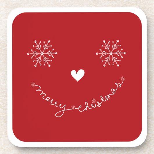 Frohe Weihnachten Niedlichen Urlaub Cork Untersetz Untersetzer (Vorderseite)