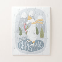 Frohe Weihnachten. Niedlicher Eisbär. Fantastische