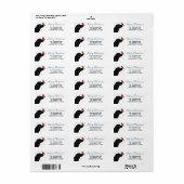 Frohe Weihnachten Niedlicher Hund Black Labrador (Vorne)