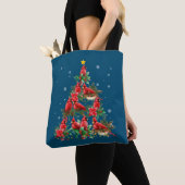 Frohe Weihnachten Niedlicher Kardinal Bird Lovers  Tasche (Von Nahem)