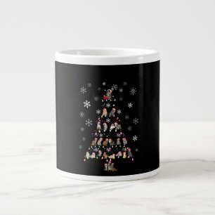 Frohe Weihnachten Niedlicher Katzenweihbaum Jumbo-Tasse