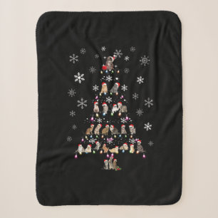 Frohe Weihnachten Niedlicher Katzenweihbaum Sherpadecke
