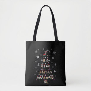 Frohe Weihnachten Niedlicher Katzenweihbaum Tasche