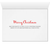 Frohe Weihnachten Niedlicher Labrador Hund Labrado (Innenansicht Horizontal (Unten))