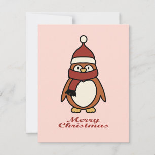 frohe Weihnachten niedlicher Pinguin