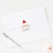 Frohe Weihnachten - Niedlicher Spaß - Personalisie Dreieckiger Aufkleber (Umschlag)