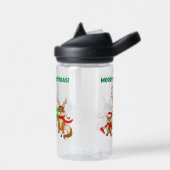 Frohe Weihnachten! Niedliches Hirsch, Füchse und C Trinkflasche (Links)