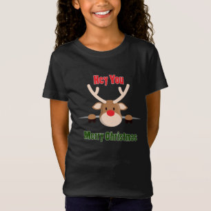 Frohe Weihnachten Niedliches Hirsch T-Shirt