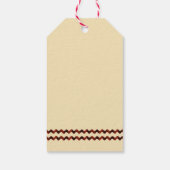 Frohe Weihnachten Niedliches Kind & Kitty Cat Xmas Geschenkanhänger (Rückseite)