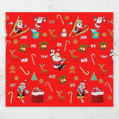 Frohe Weihnachten Nizza Schönheit 25 Dezember Weih Alkoholflaschenetikett (Einzelnes Label)