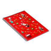 Frohe Weihnachten Nizza Schönheit 25 Dezember Weih Notizblock (Rechte Seite)