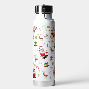 Frohe Weihnachten Nizza Schönheit 25 Dezember Weih Trinkflasche