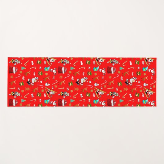 Frohe Weihnachten Nizza Schönheit 25 Dezember Weih Yogamatte (Vorderseite (Horizontal))