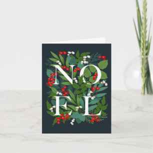 Frohe Weihnachten NOEL Rustikale Firmenbegrüßung