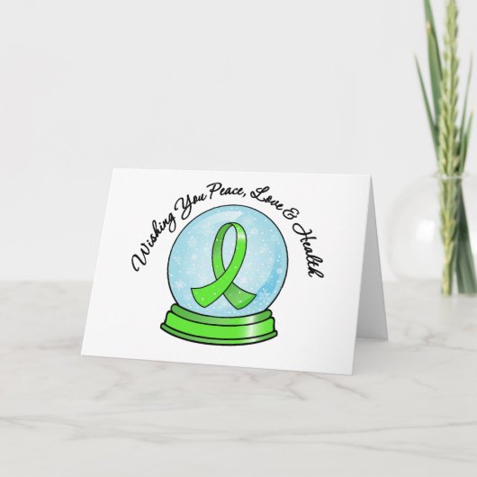 Frohe Weihnachten Non Hodgkins Lymphoma Snowglobe (Vorderseite)