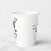 Frohe Weihnachten Nordic Gnome Personalisiert Pappbecher (Links)