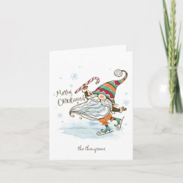 Frohe Weihnachten Nordic Gnome Weihnachten Karte