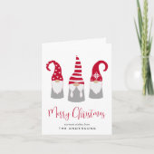 Frohe Weihnachten Nordic Gnomes (Vorderseite)