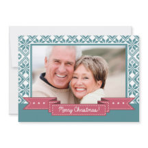 Frohe Weihnachten. Nordic Snowflake Pattern Foto