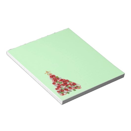 Frohe Weihnachten Notizblock (angewinkelt)