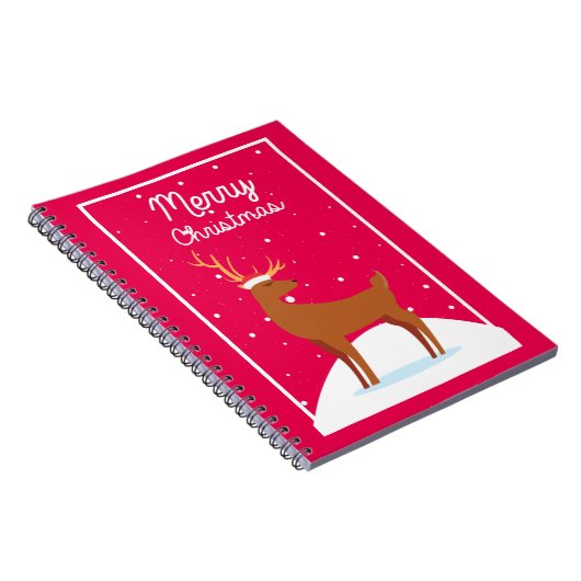 Frohe Weihnachten Notizblock (Rechte Seite)