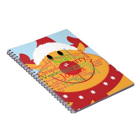 Frohe Weihnachten Notizblock (Rechte Seite)