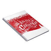 Frohe Weihnachten Notizblock (Rechte Seite)