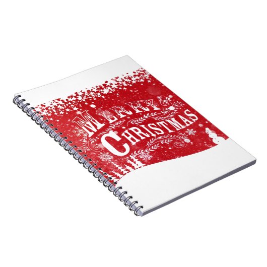 Frohe Weihnachten Notizblock (Rechte Seite)