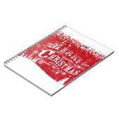 Frohe Weihnachten Notizblock (Linke Seite)