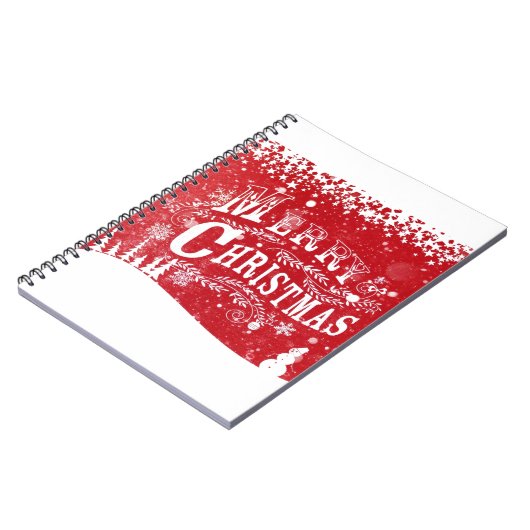 Frohe Weihnachten Notizblock (Linke Seite)