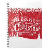 Frohe Weihnachten Notizblock (Vorderseite)