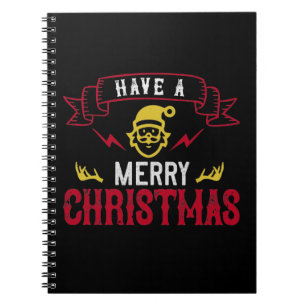 Frohe Weihnachten Notizblock