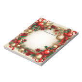 Frohe Weihnachten Notizblock (Rotiert)