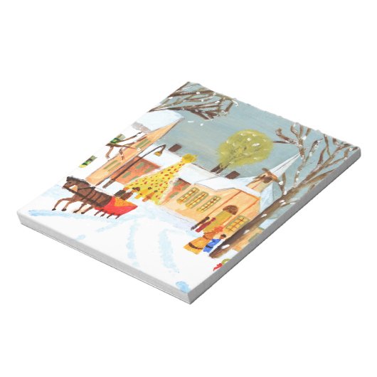 Frohe Weihnachten Notizblock (Rotiert)