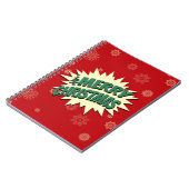 Frohe Weihnachten Notizblock (Linke Seite)