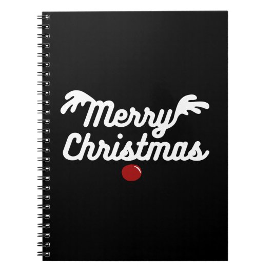 Frohe Weihnachten Notizblock (Vorderseite)