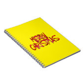 Frohe Weihnachten Notizblock (Rechte Seite)