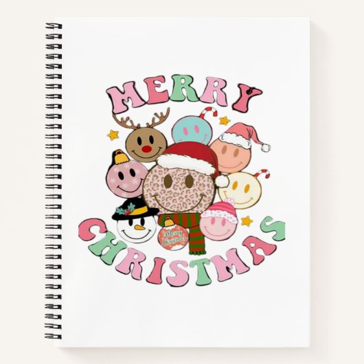 Frohe Weihnachten Notizblock (Vorderseite)