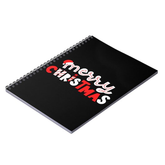 Frohe Weihnachten Notizblock (Linke Seite)