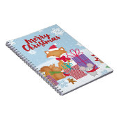 Frohe Weihnachten Notizblock (Rechte Seite)