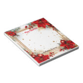 Frohe Weihnachten Notizblock (angewinkelt)