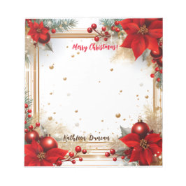 Frohe Weihnachten Notizblock