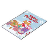 Frohe Weihnachten Notizblock (Linke Seite)