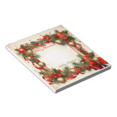 Frohe Weihnachten Notizblock (angewinkelt)